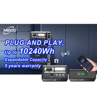 Font d'alimentació d'emergència portàtil connectada a la xarxa de 220 V 2048 WH