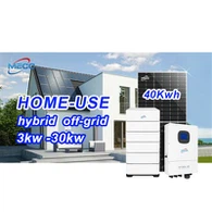 Sistema d'energia solar d'1kw d'alta eficiència per a la llar
