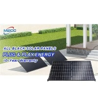 Elegant Balcó Sistema Solar Micro Inversor